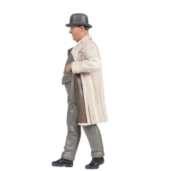 1930's Ettore Bugatti with Raincoat Figurine for 1/18 Scale Model Cars by LeMans Miniatures image {1}