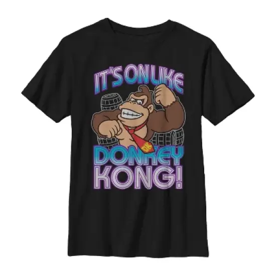 Boy's Nintendo Donkey Kong It's On T-Shirt image {3}