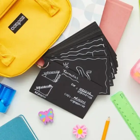 Juvale 100 Pack Black Index Cards DIY, Scrapbooking, Crafts, Black, 3x5 in image {1}