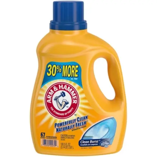 Arm & Hammer Clean Burst Liquid Laundry Detergent image {1}
