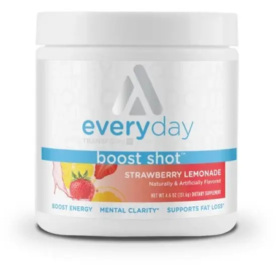 TransformHQ Boost Shot Energy Drink Mix - Strawberry Lemonade, 28 Servings image {3}