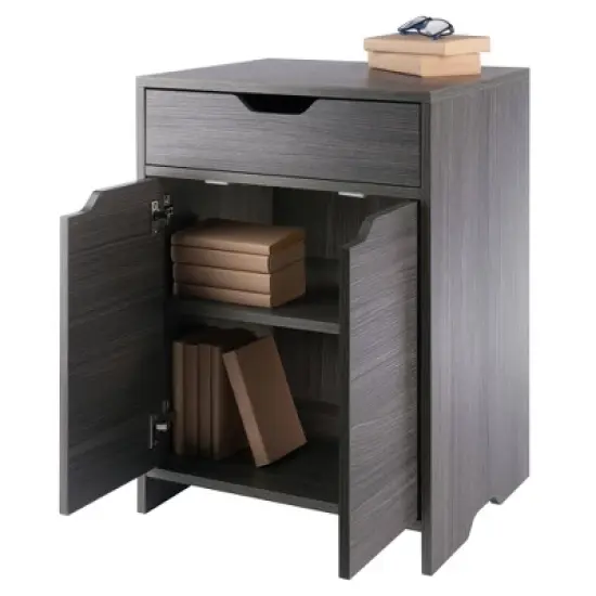 Nova 1 Drawer Storage Cabinet - Winsome image {7}