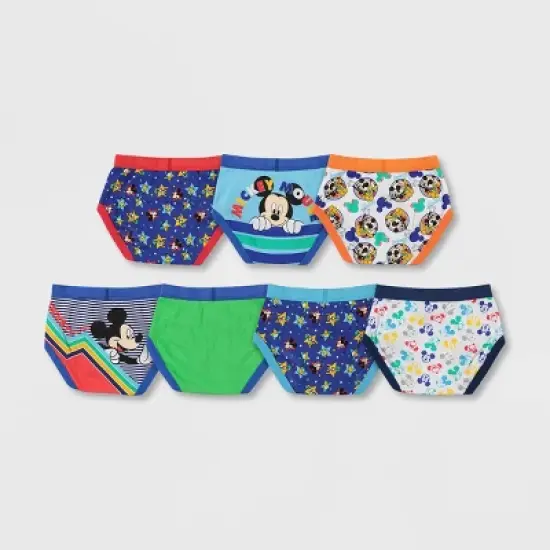 Toddler Boys' 7 Pack Underwear Mickey Mouse by Handcraft 2T-3T image {1}