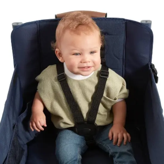 Radio Flyer Atlas Kid and Cargo Stroller Wagon - Blue image {7}