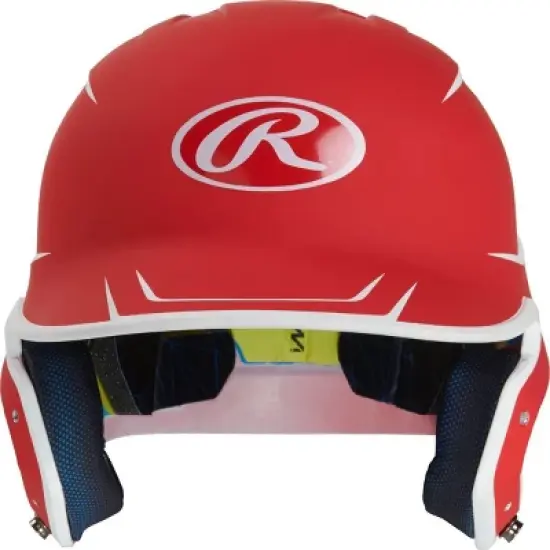 Rawlings Mach Two-Tone Matte Batting Helmet image {2}