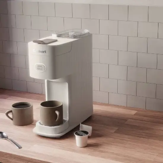 Cuisinart SOHO Single-Serve Coffee Maker Truffle SS-7TR: K-Cup Compatible, 1000W, Cool Touch, Auto Shut-Off image {2}