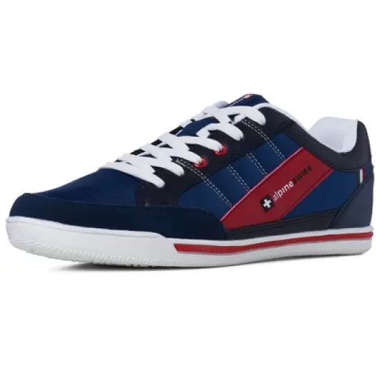 Alpine Swiss Mens Stefan Suede Trim Retro Fashion Sneakers image {9}