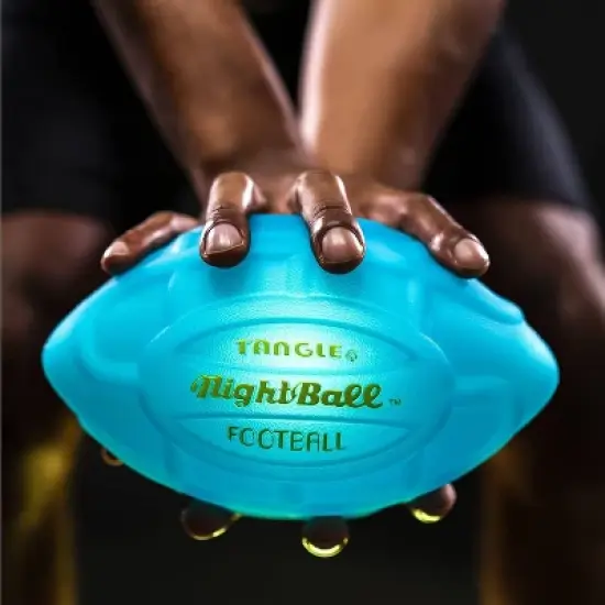 NightBall LED Light Up Football - Blue image {1}