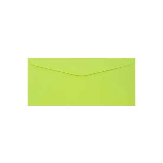 JAM Paper #9 Business Colored Envelopes 3.875 x 8.875 Ultra Lime Green 1532898 image {2}