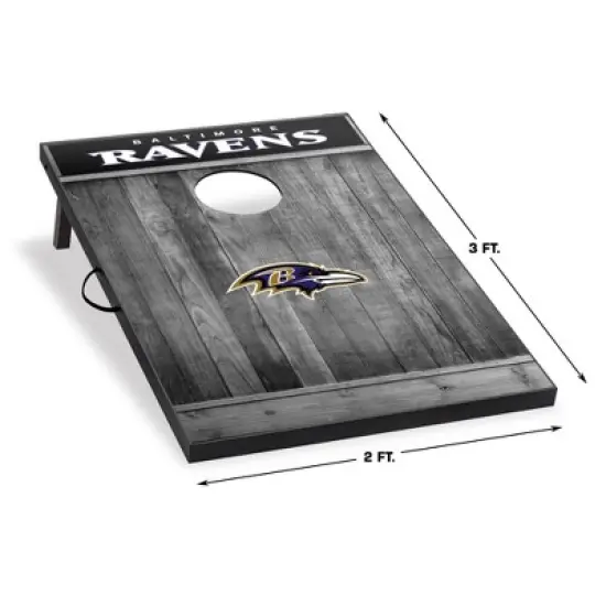 NFL Baltimore Ravens 2'x3' Cornhole Board - Gray image {1}