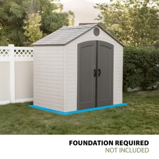 Lifetime 8 ft. x 5 ft. Outdoor Storage Shed (6418) image {4}