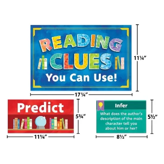 Teacher Created Resources Reading Strategies Bulletin Board Set 33/Set (TCR6113) image {1}