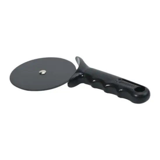 GoodCook Ready Non-Stick Jumbo Pizza Cutter: Black Pizza Slicer & Roller, Dishwasher-Safe, Plastic Handle image {1}