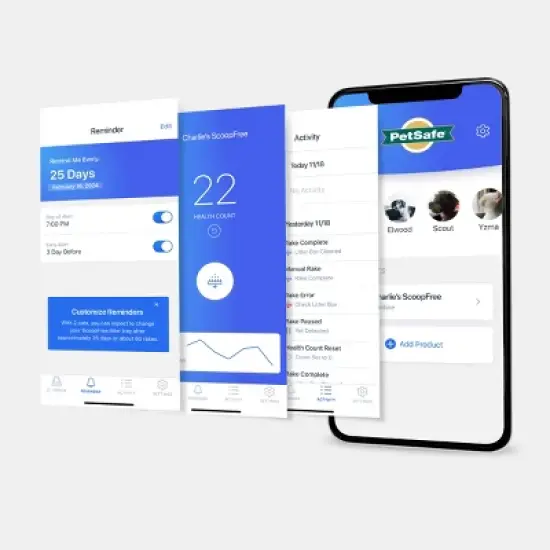 PetSafe ScoopFree Phone App Connected Smart Automatic Self-Cleaning Litter Box image {3}