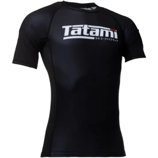 Tatami Fightwear Recharge Short Sleeve Rashguard - Black image {2}