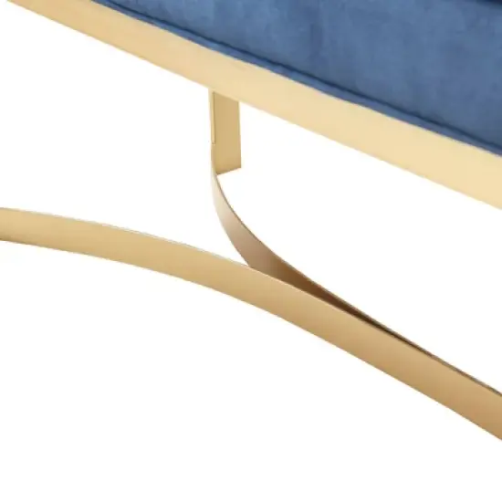 Secor Upholstered Accent Bench with Metal Base - Martha Stewart image {5}