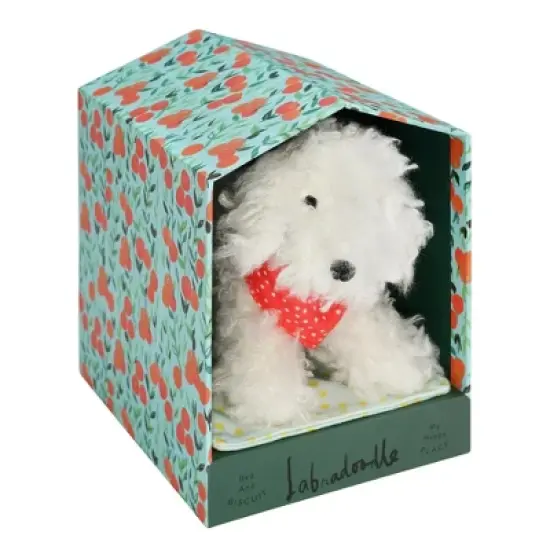 Manhattan Toy Bed & Biscuit Labradoodle Plush Puppy Dog & Keepsake Dog House with Mini-Storybook in Hidden Drawer image {11}