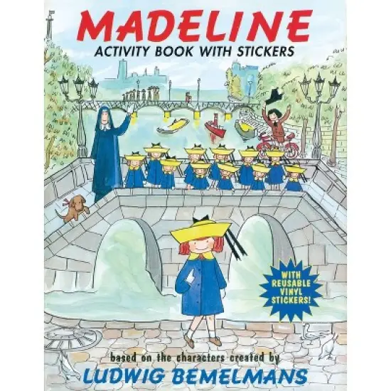 Madeline Activity Book with Stickers - by  Ludwig Bemelmans (Paperback) image {1}