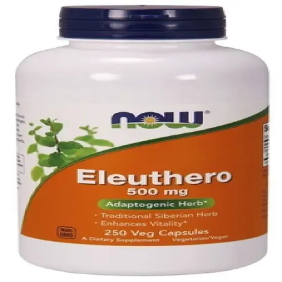 Eleuthero 500mg by Now Foods  -  250 Capsule image {2}