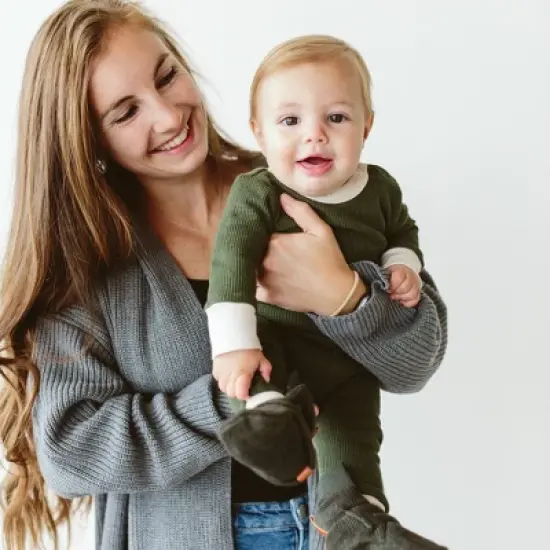 Goumikids Thermal Viscose + Organic Cotton Long Sleeve Bodysuit image {3}