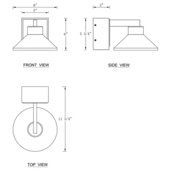 C Cattleya Black Outdoor Barn Light Sconce with GFCI Outlet image {6}