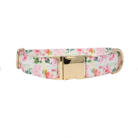 Pink Papyrus Isabella Dog Collar image {1}