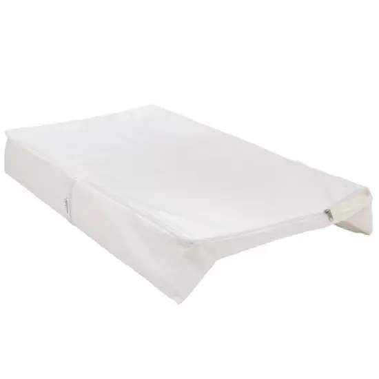 Serta Foam Contoured Changing Pad with Waterproof Cover - White image {3}