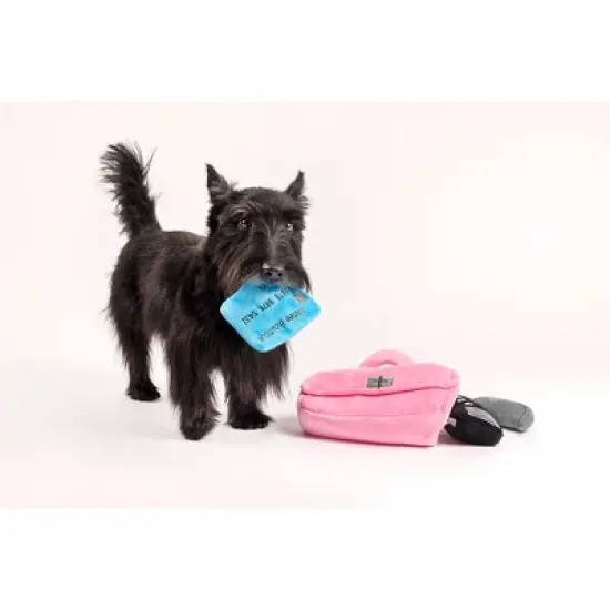 Midlee Plush Purse Find-a-Toy Interactive Dog Toy - 9" image {5}
