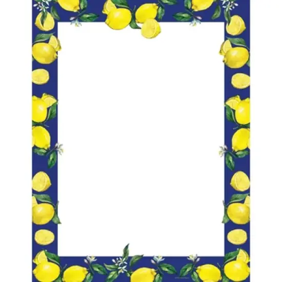 80ct Lemon Drop Letterhead White: Great Papers! Uncoated Stationery Paper for All Occasions, 8.5 x 11 Inches, No Rule image {3}