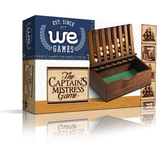WE Games Wood Captain's Mistress (4-in-a-Row) Connect Game image {4}