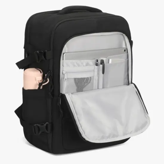 Hynes Eagle 30L Lightweight Puffy Backpack &ndash; Stylish Carry-On Travel Bag with Laptop Sleeve image {13}