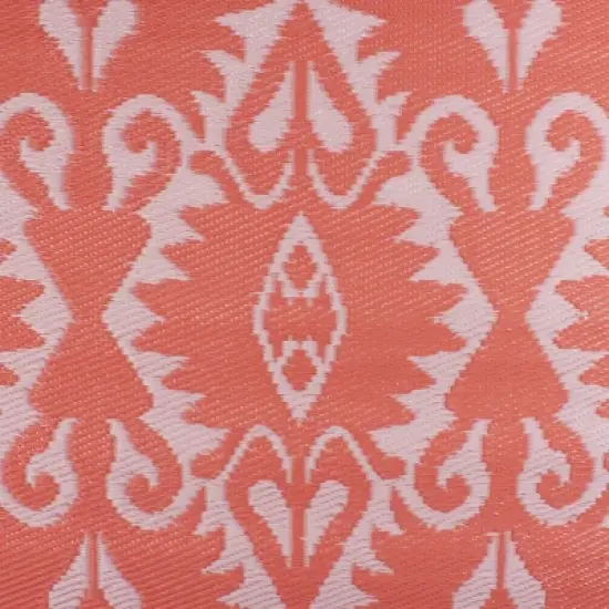 Northlight 4' x 6' Pink Abstract Pattern Rectangular Outdoor Area Rug image {3}