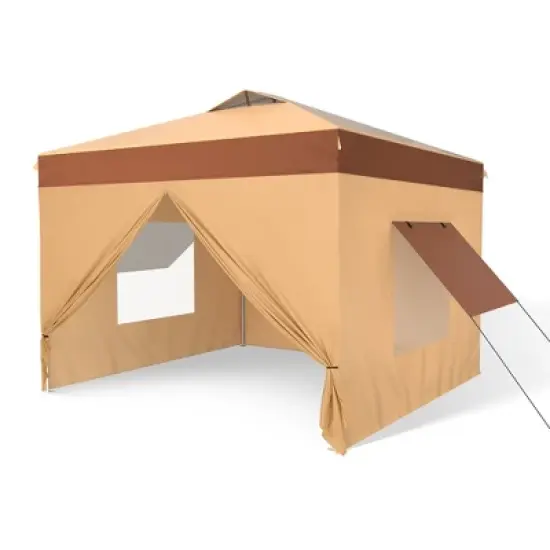 Captiva Designs 10&rsquo;x10&rsquo; Pop-Up Canopy Tent with Sidewalls &ndash; Easy Setup, Waterproof, and Ventilated for Outdoor Events and Parties image {15}