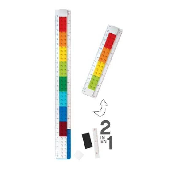 LEGO Ruler with Minifigure and Red LEGO Brick Bag Tag image {5}