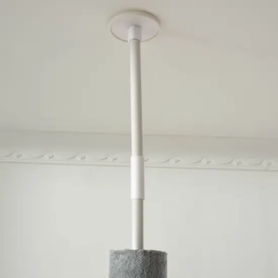 Multipet 85.5" Cat Tree Height Adjustable Condo with Scratching Post, Hanging Balls, Rest Post image {5}