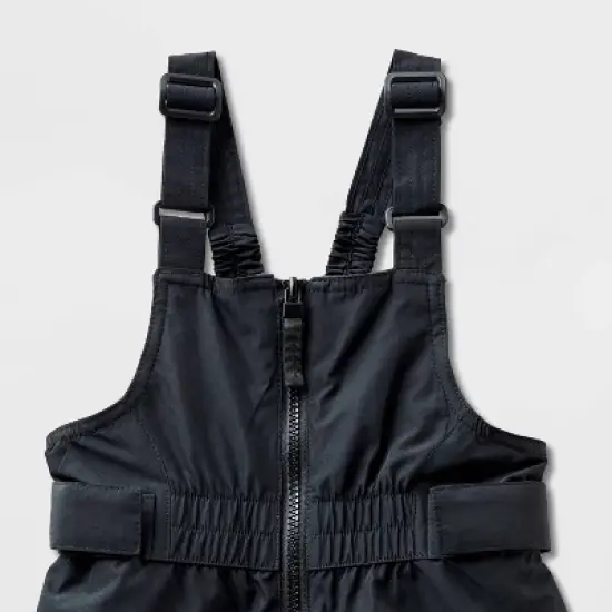 Toddler 2pk Snow Bib - Cat & Jack&trade; Black image {2}