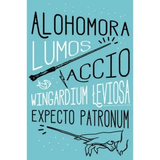 Girl's Harry Potter List of Spells T-Shirt image {1}