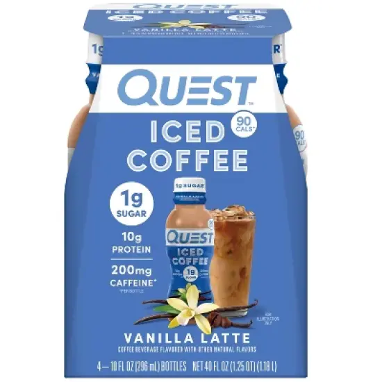 Quest Nutrition Iced Coffee Protein Shake - Vanilla Latte image {9}