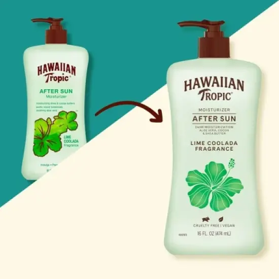 Hawaiian Tropic Lime Coolada After Sun Lotion - 16 fl oz/2pk image {1}