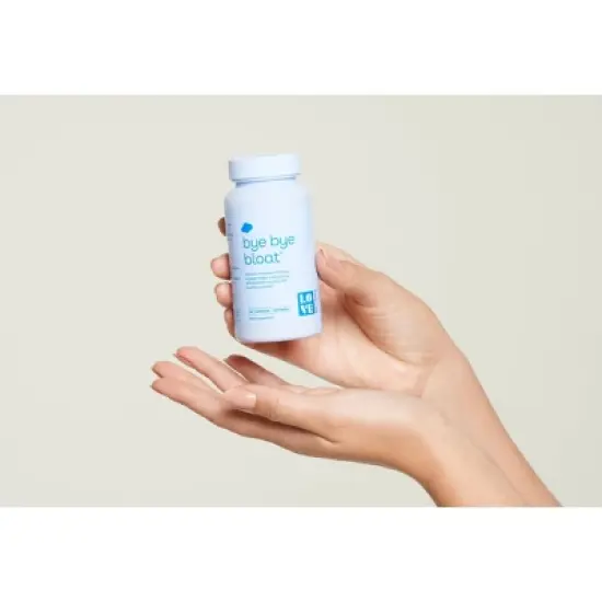 Love Wellness Bye Bye Bloat for Fast Bloating Relief - 60ct image {5}