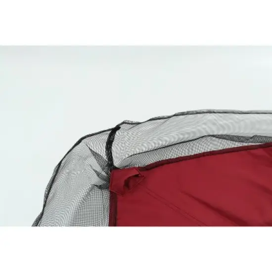 DOMETOUR 10x10 Ft Outdoor Patio Gazebo Replacement Canopy,Double Tiered Gazebo Tent Roof Top Cover Only GreatWall border(Frame Not Include)-Red image {6}