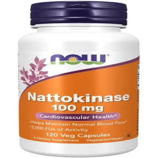 Nattokinase 100 mg by Now Foods  -  120 VegCap image {3}