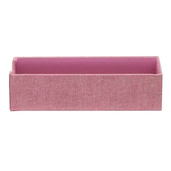 Household Essentials Set of 2 Narrow Drawer Trays Carnation Pink image {6}