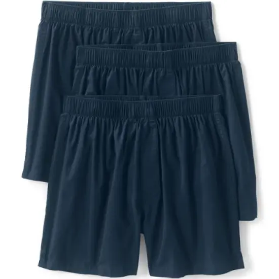 Lands' End Men's Poplin Boxers (3-pack) image {3}