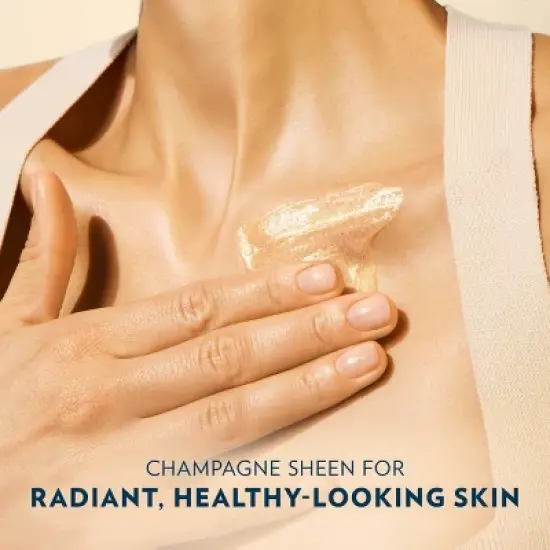 Vaseline Glazed & Glisten Vanilla Cocoa Shimmering Gel Body Oil - Sunlit Glow - 6.8 fl oz image {5}