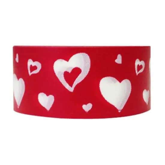 Wrapables Hearts & Sweets Washi Masking Tape, Dancing Hearts image {2}