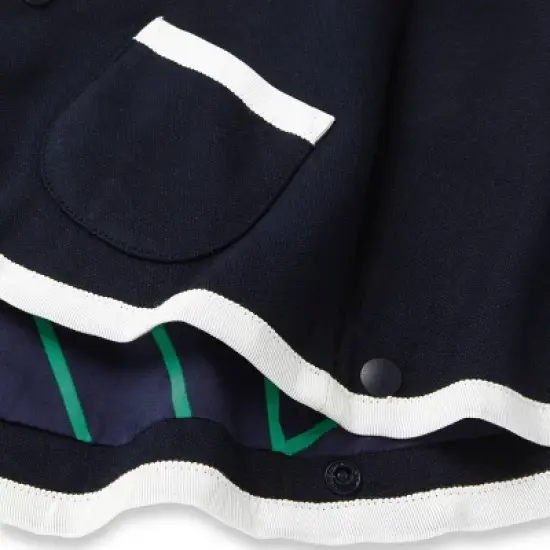 Baby Adaptive Novelty Crest Easy Snap Closure Blazer with Abdominal Access - Rowing Blazers x Target image {2}