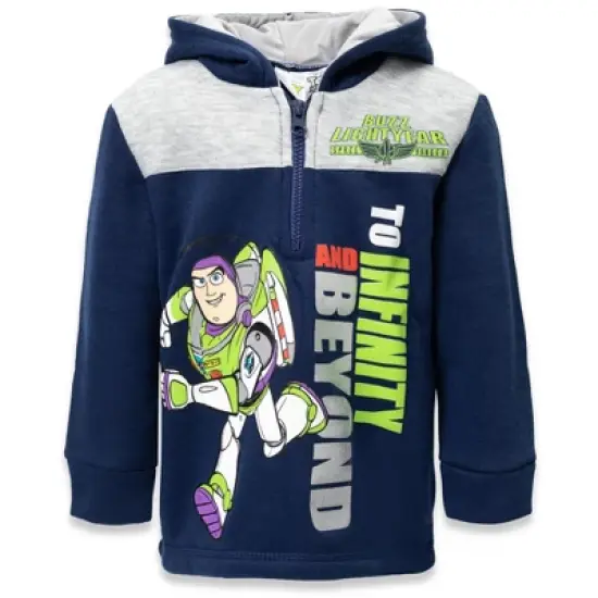 Disney Pixar Toy Story Buzz Lightyear Half Zip Hoodie Toddler image {12}