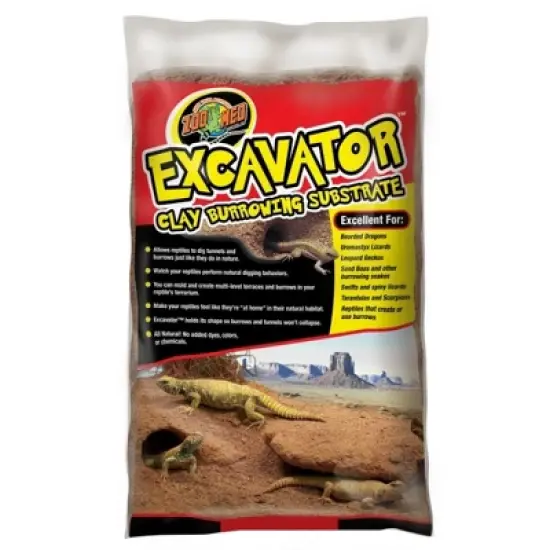 Zoo Med Excavator Clay Burrowing Moldable Reptile Substrate, 20lb image {3}