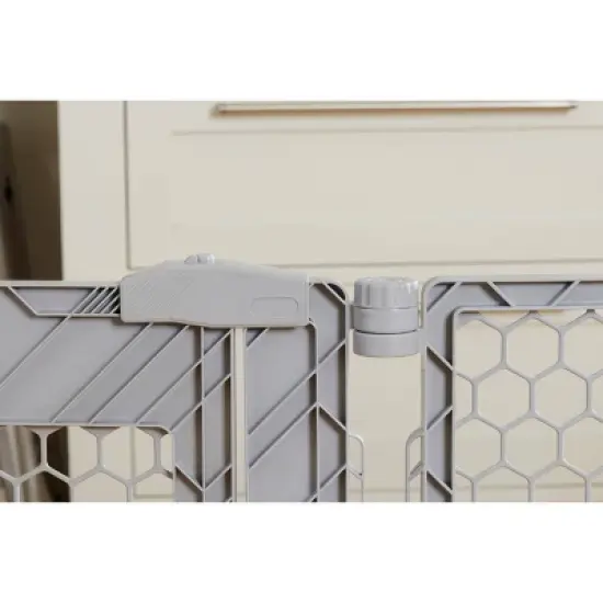 Regalo Plastic Play Yard with Door - Gray image {5}